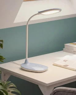 LED skrivebordslampe HYDRA Med dæmpning Himmelblå