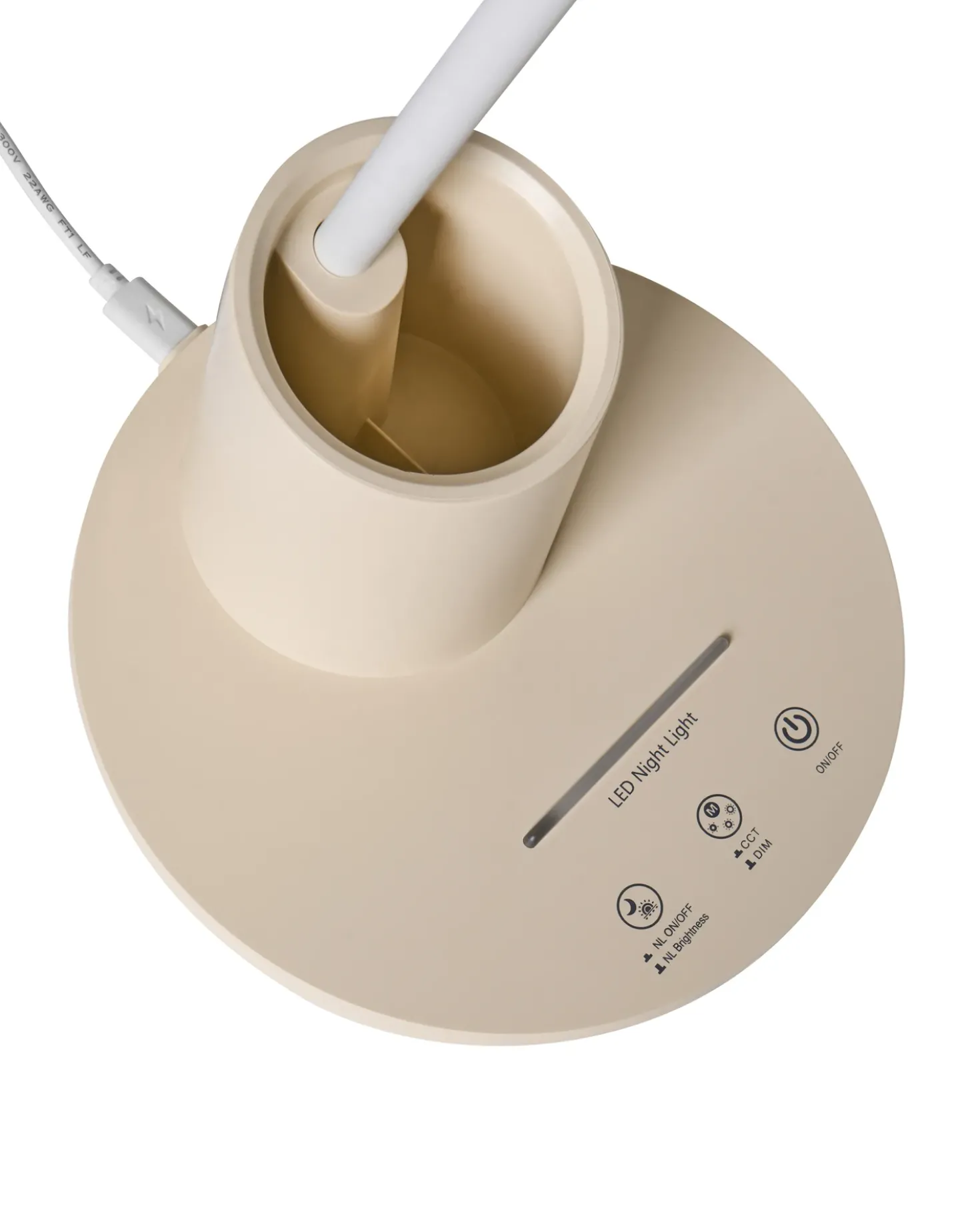 LED skrivebordslampe VELA Med dæmpning Lys Beige