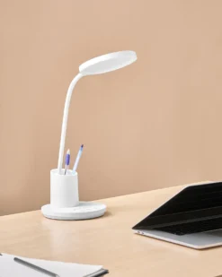 LED skrivebordslampe VELA Med dæmpning Hvid