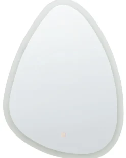 LED-badeværelsesspejl BETHUNE 58 cm 78 cm Sølv