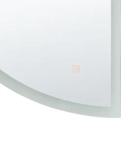LED-badeværelsesspejl BEZONS 49 cm 80 cm Sølv