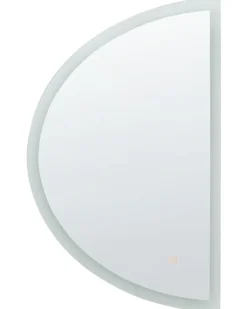 LED-badeværelsesspejl BEZONS 49 cm 80 cm Sølv
