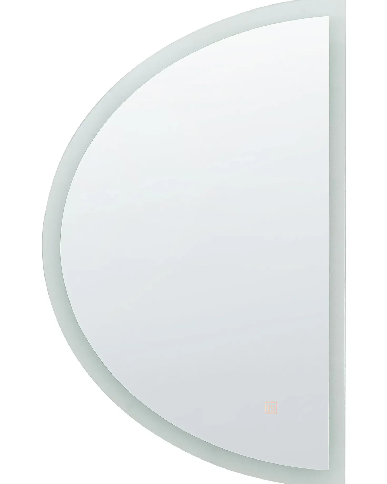 LED-badeværelsesspejl BEZONS 49 cm 80 cm Sølv