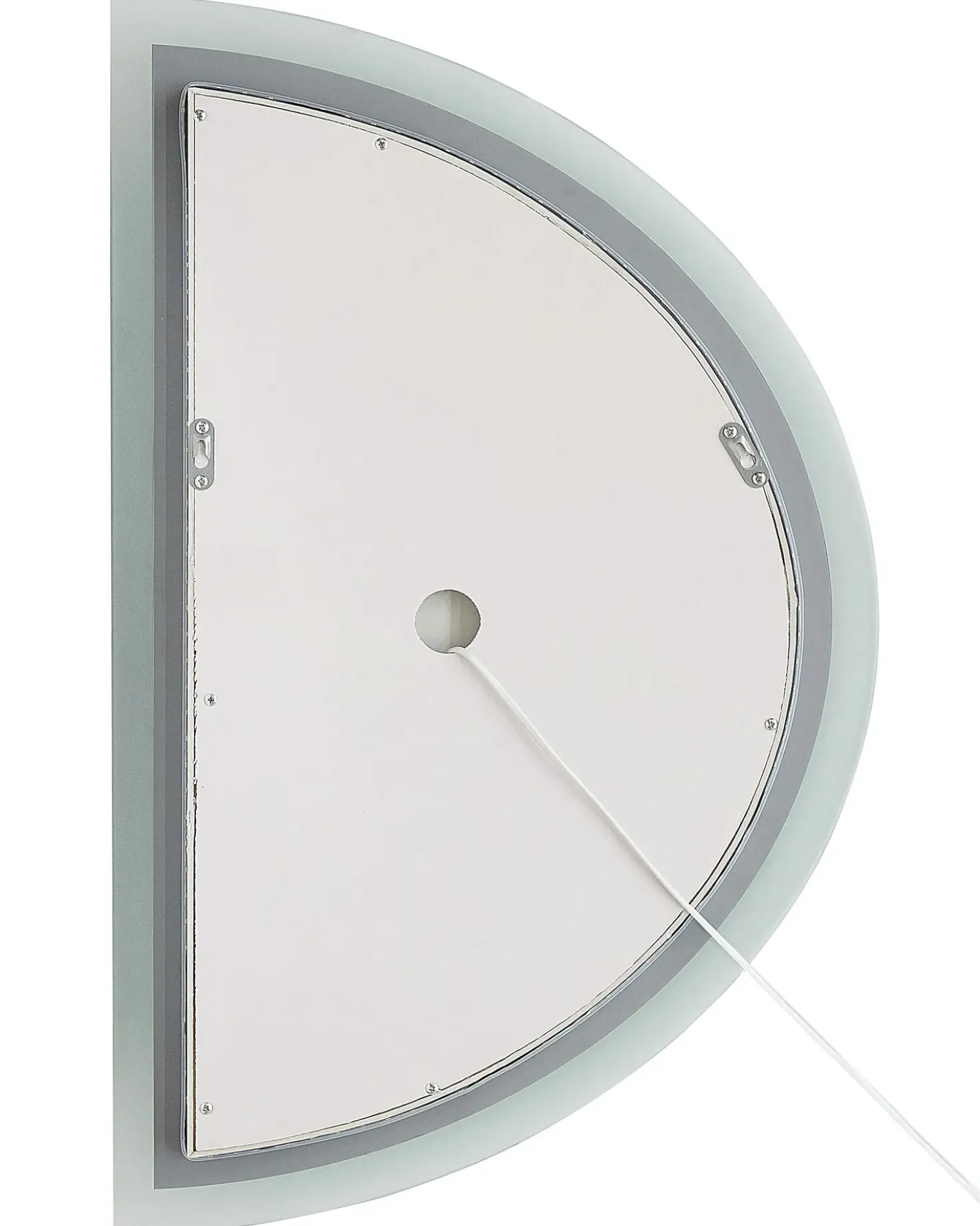 LED-badeværelsesspejl BEZONS 49 cm 80 cm Sølv