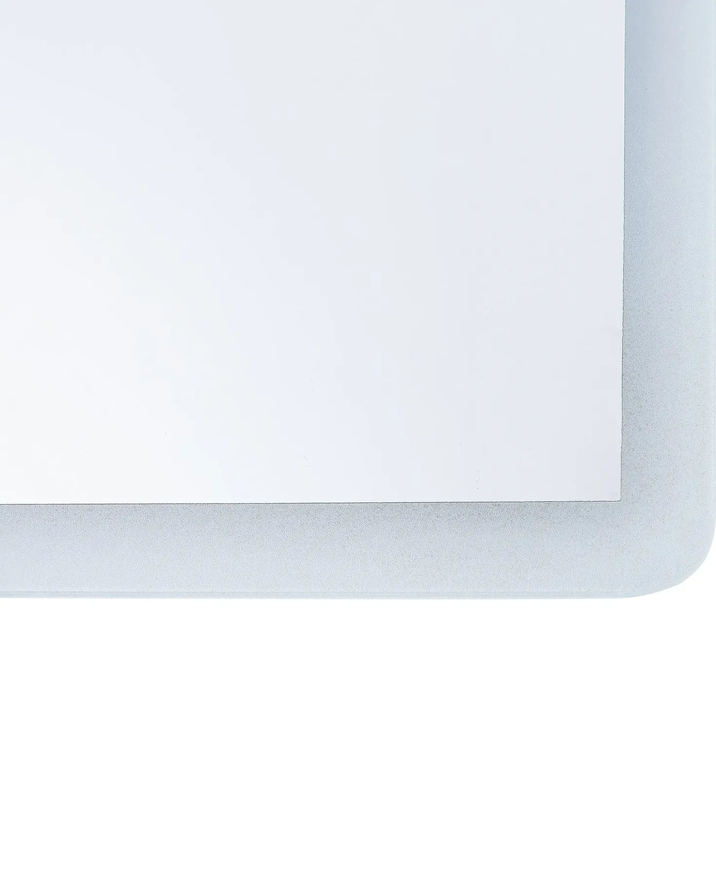 LED-badeværelsesspejl CORROY 80 cm 60 cm Sølv