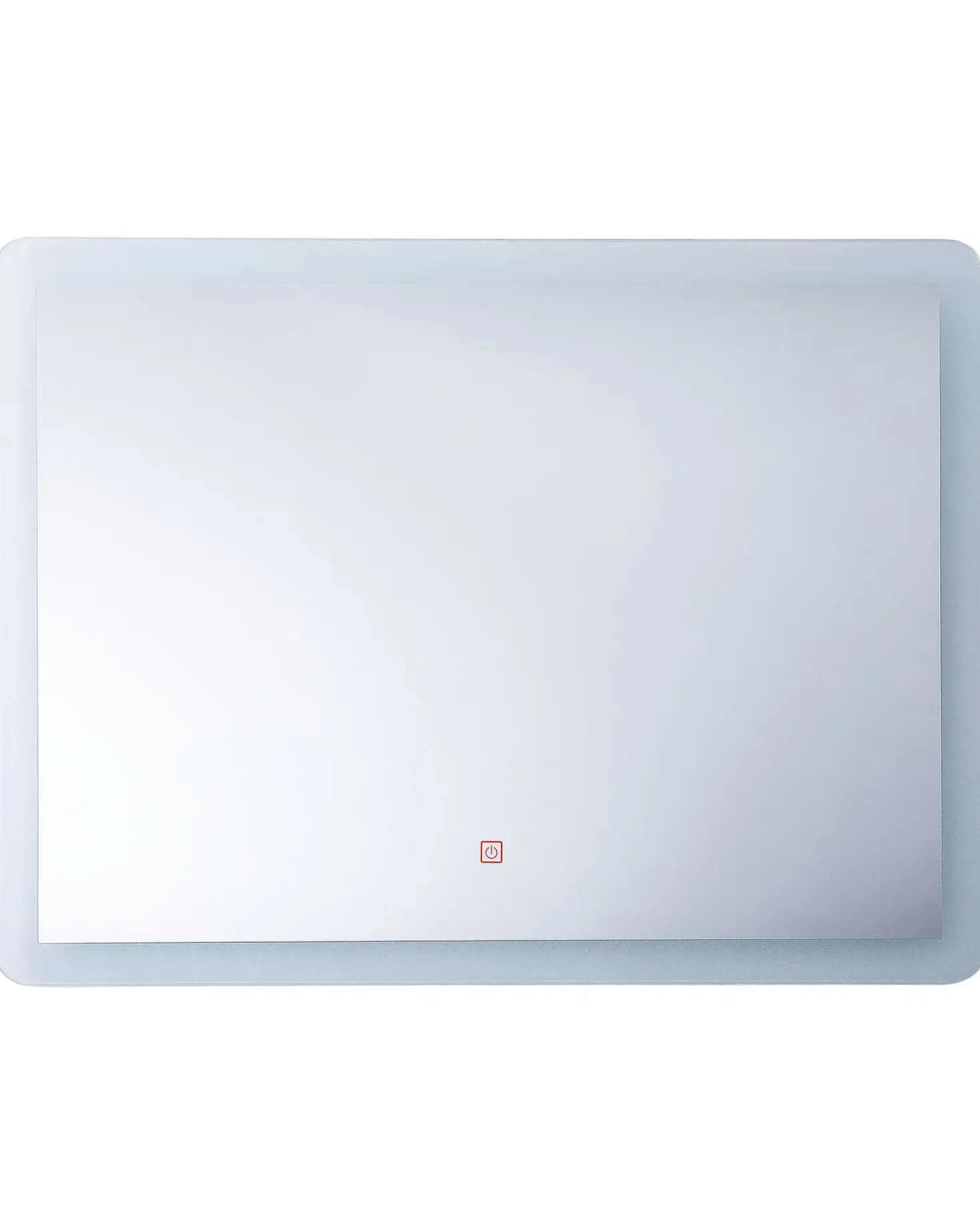 LED-badeværelsesspejl CORROY 80 cm 60 cm Sølv