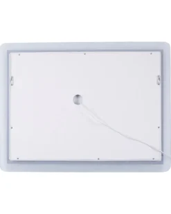 LED-badeværelsesspejl CORROY 80 cm 60 cm Sølv
