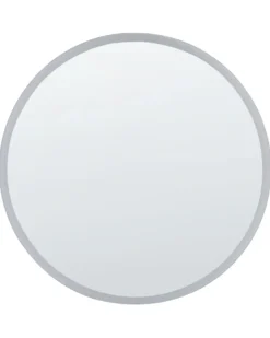 LED-badeværelsesspejl DEAUVILLE 79 cm 79 cm Sølv