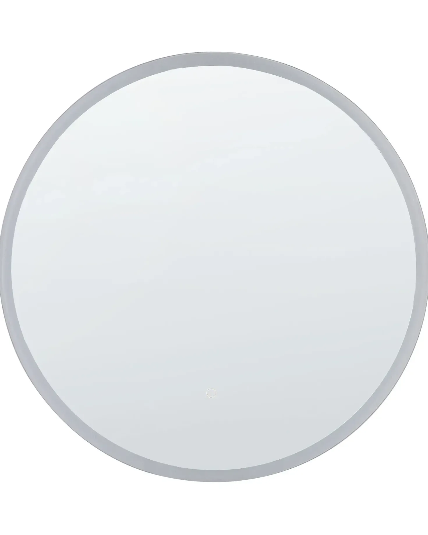 LED-badeværelsesspejl DEAUVILLE 79 cm 79 cm Sølv