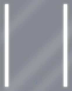 LED-badeværelsesspejl MARTINET 70 cm 90 cm Sølv