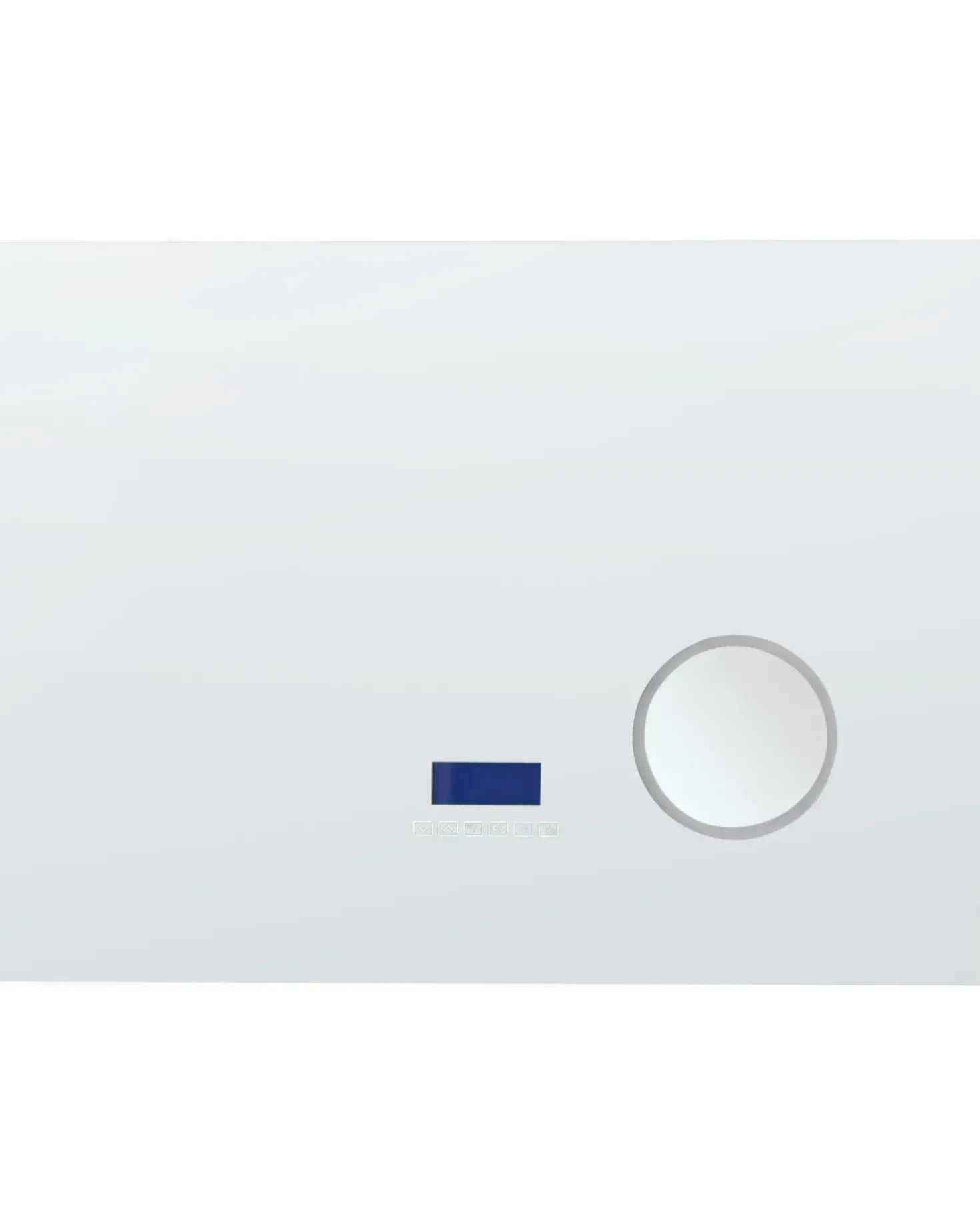 LED-badeværelsesspejl MONTARON 80 cm 60 cm Sølv