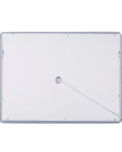 LED-badeværelsesspejl WASSY 80 cm 60 cm Sølv