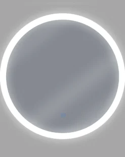 LED-badeværelsesspejl YSER 58 cm 58 cm Sølv