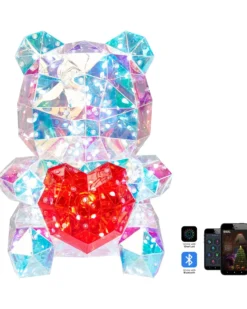 LED dekoration Bamse RIGEL med app Multifarvet