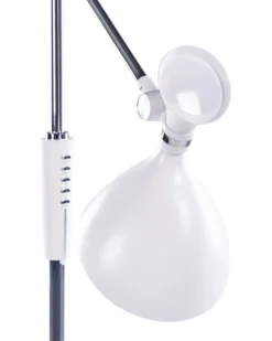 LED-gulvlampe ANDROMEDA Med dæmpning Metal Hvid