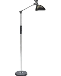 LED-gulvlampe ANDROMEDA Med dæmpning Metal Sølv