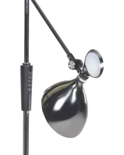 LED-gulvlampe ANDROMEDA Med dæmpning Metal Sølv
