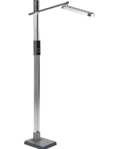 LED-gulvlampe AQUARIUS Med dæmpning Metal Sølv