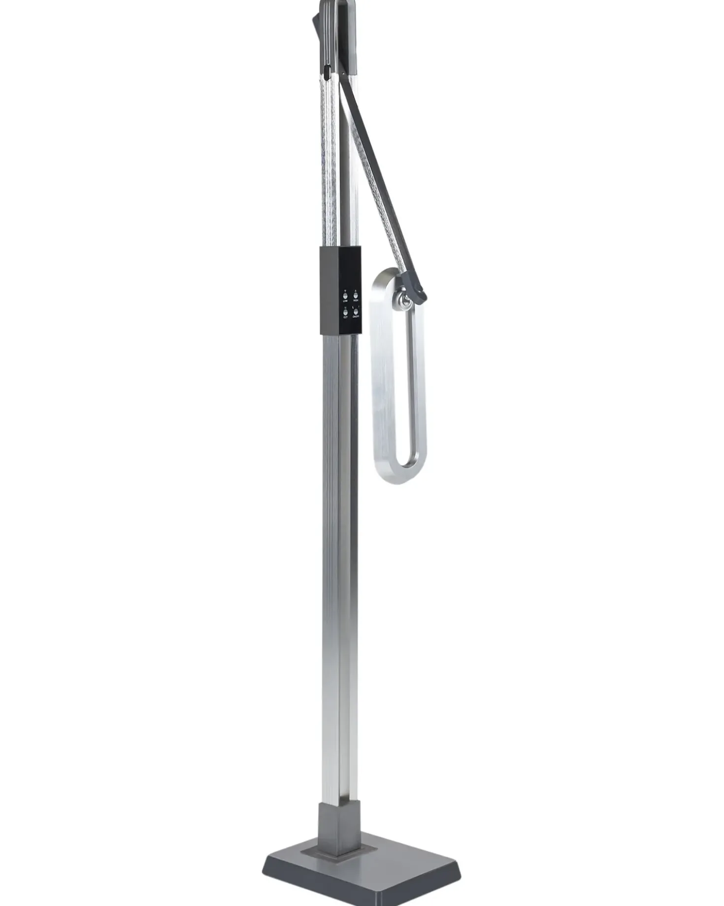 LED-gulvlampe AQUARIUS Med dæmpning Metal Sølv