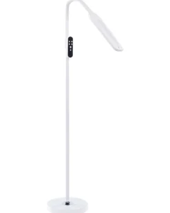 LED-gulvlampe ARIES Med fjernbetjening Med dæmpning Metal Hvid