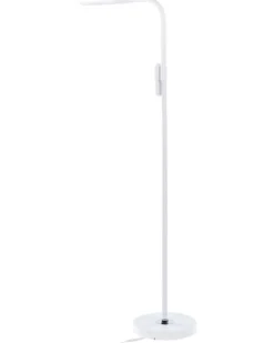 LED-gulvlampe ARIES Med fjernbetjening Med dæmpning Metal Hvid