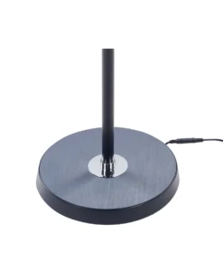LED-gulvlampe ARIES Med fjernbetjening Med dæmpning Metal Sort