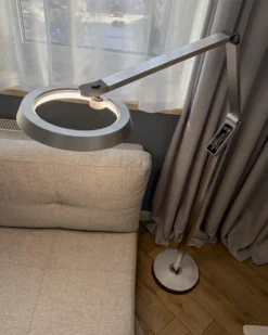 LED-gulvlampe CARINA Med dæmpning Metal Sølv