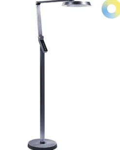 LED-gulvlampe CARINA Med dæmpning Metal Mørkegrå