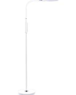 LED-gulvlampe CASSIOPEIA Med dæmpning Metal Hvid