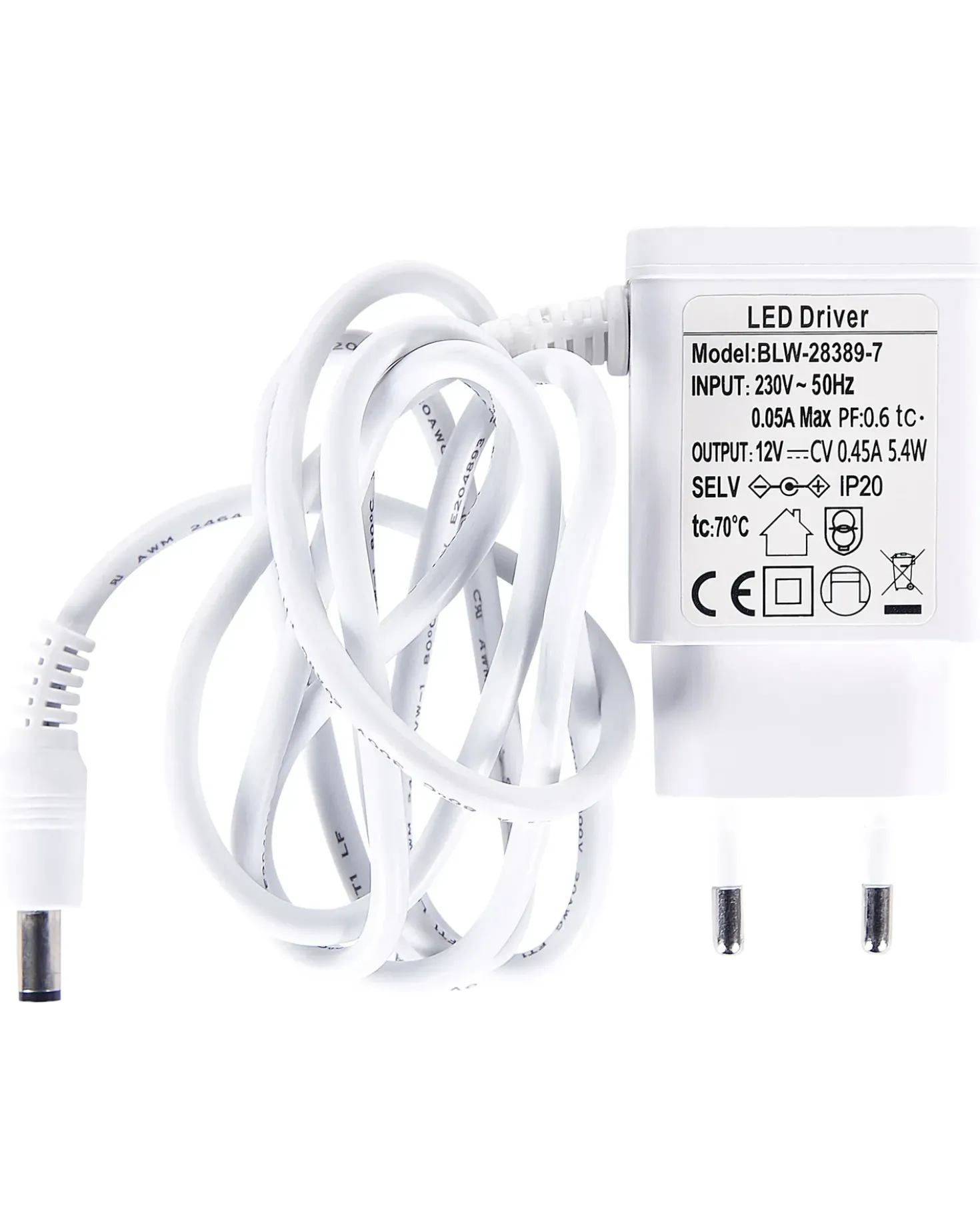LED-gulvlampe CASSIOPEIA Med dæmpning Metal Hvid