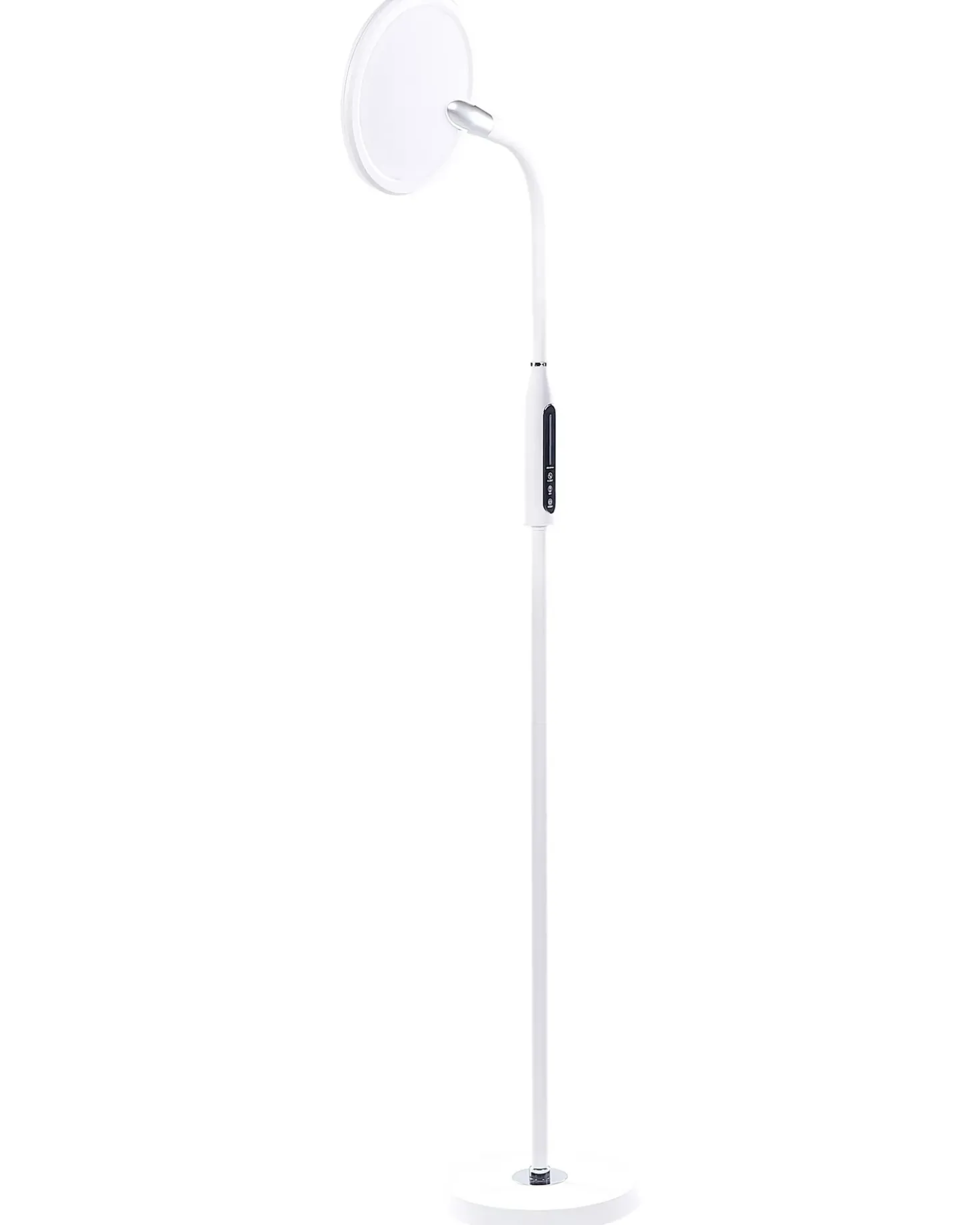 LED-gulvlampe CASSIOPEIA Med dæmpning Metal Hvid