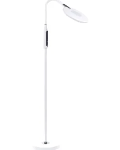 LED-gulvlampe CASSIOPEIA Med dæmpning Metal Hvid