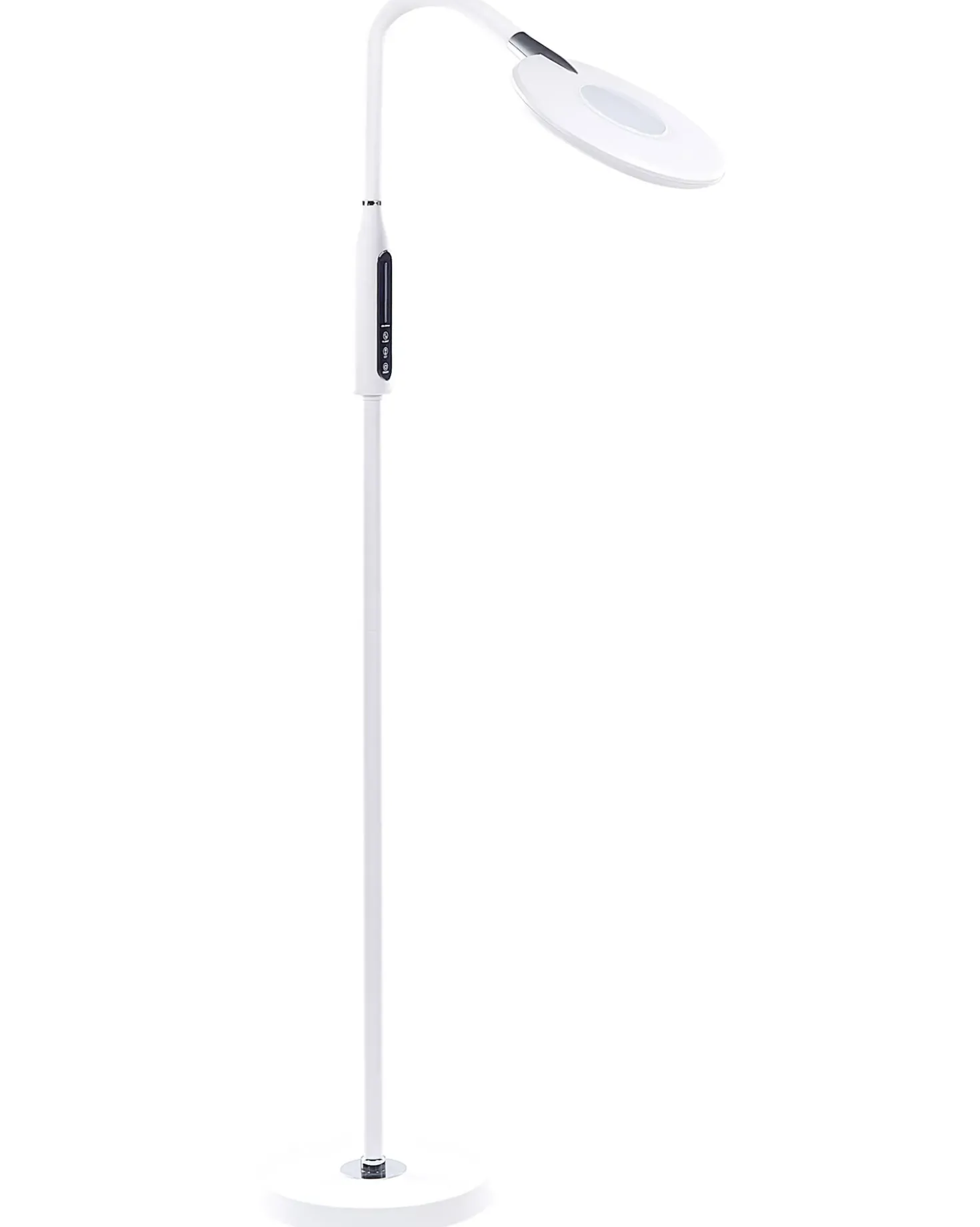 LED-gulvlampe CASSIOPEIA Med dæmpning Metal Hvid