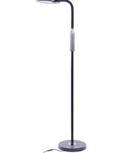 LED-gulvlampe CASSIOPEIA Med dæmpning Metal Sort