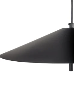 LED-gulvlampe COMALIE Metal Sort