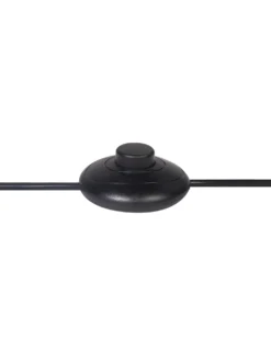 LED-gulvlampe COMALIE Metal Sort
