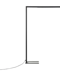 LED-gulvlampe MENSA Med bevægelsessensor Metal Sort