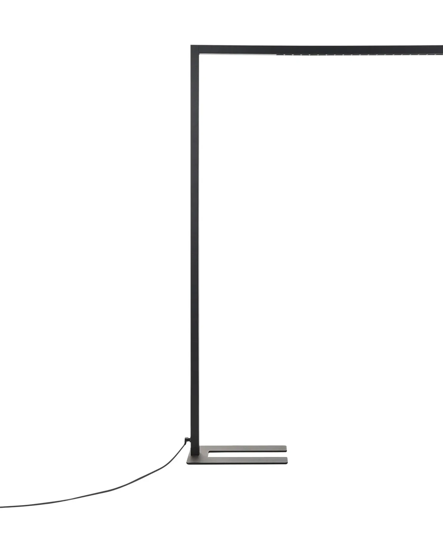 LED-gulvlampe MENSA Med bevægelsessensor Metal Sort