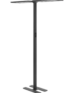 LED-gulvlampe SCULPTOR Med bevægelsessensor Metal Sort