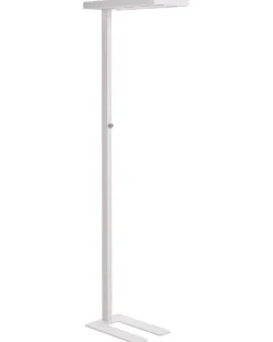 LED-gulvlampe TAURUS Med dæmpning Metal Hvid