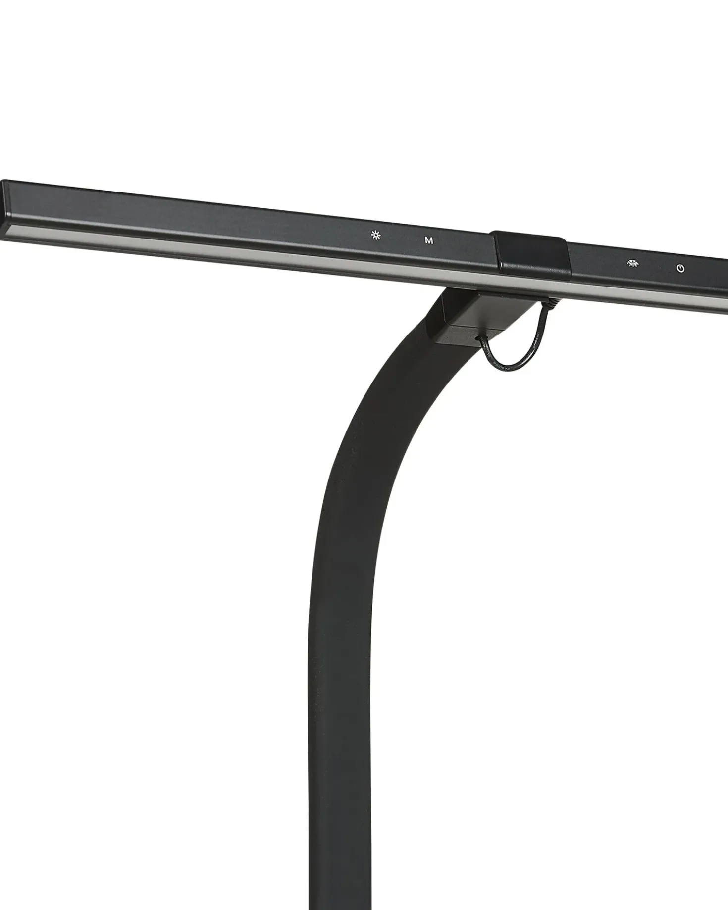 LED-klemmelampe AURIGA Med bevægelsessensor Metal Sort