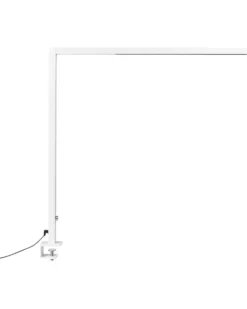 LED-klemmelampe VOLANS Med dæmpning Metal Hvid