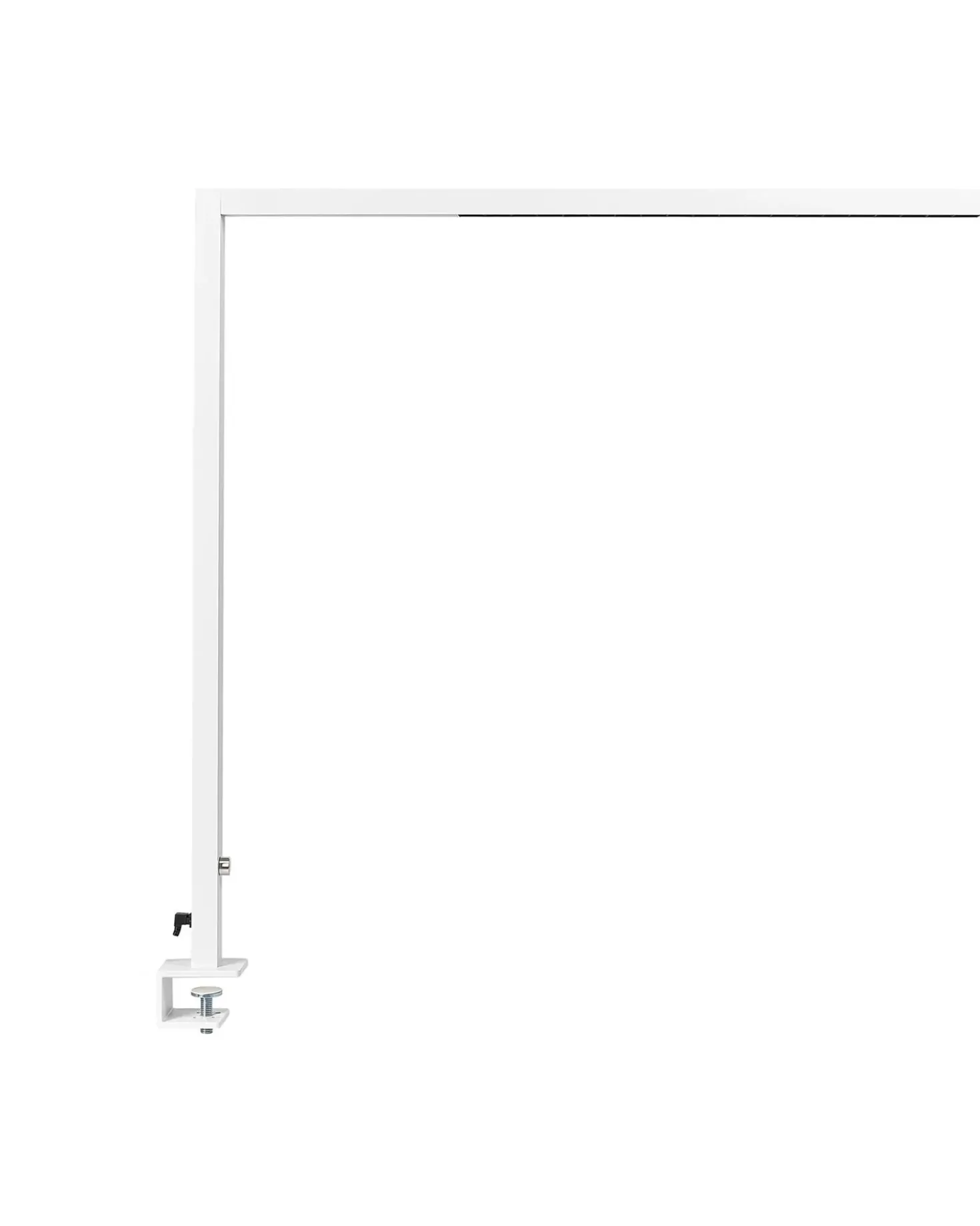 LED-klemmelampe VOLANS Med dæmpning Metal Hvid