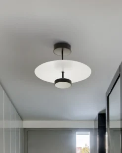 LED-pendel lampe AFRAM Metal Sort