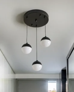 LED-pendel lampe ANKOBRA Metal Sort