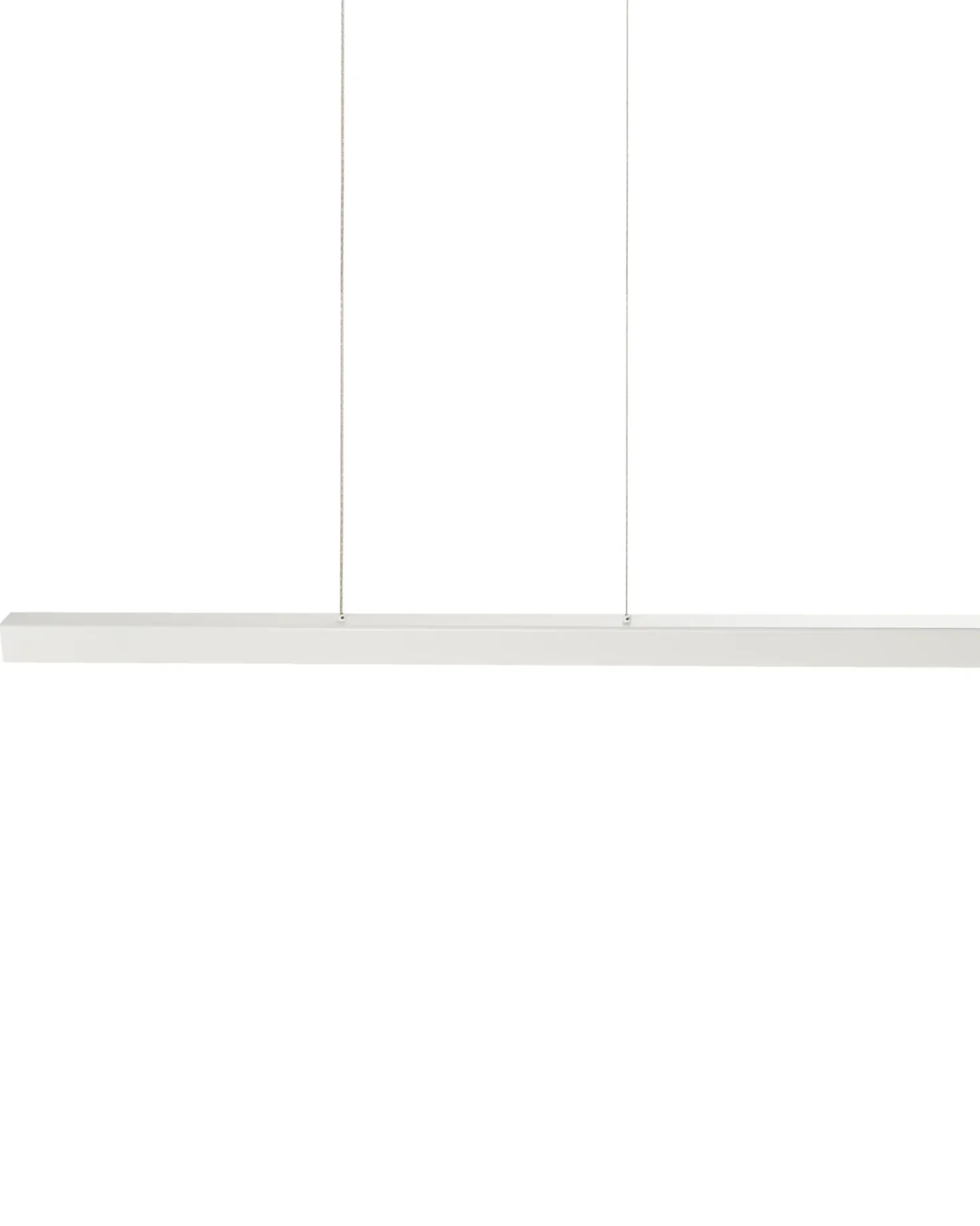LED-pendel lampe ARENAS Med fjernbetjening Hvid