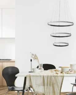 LED-pendel lampe ATREK Metal Sort