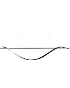 LED-pendel lampe BODRI Metal Sort