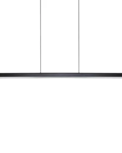 LED-pendel lampe CANDELERO Med fjernbetjening Sort