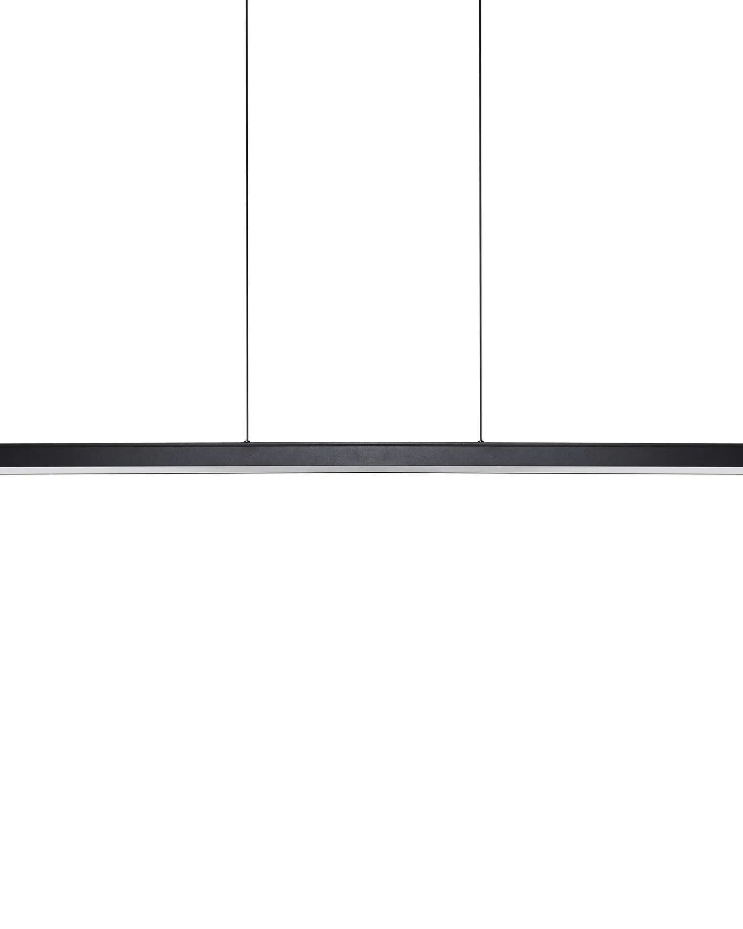 LED-pendel lampe CANDELERO Med fjernbetjening Sort